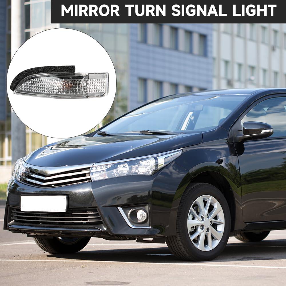 Espejo Lateral Izquierdo con Luz LED Toyota Corolla 2014-2019