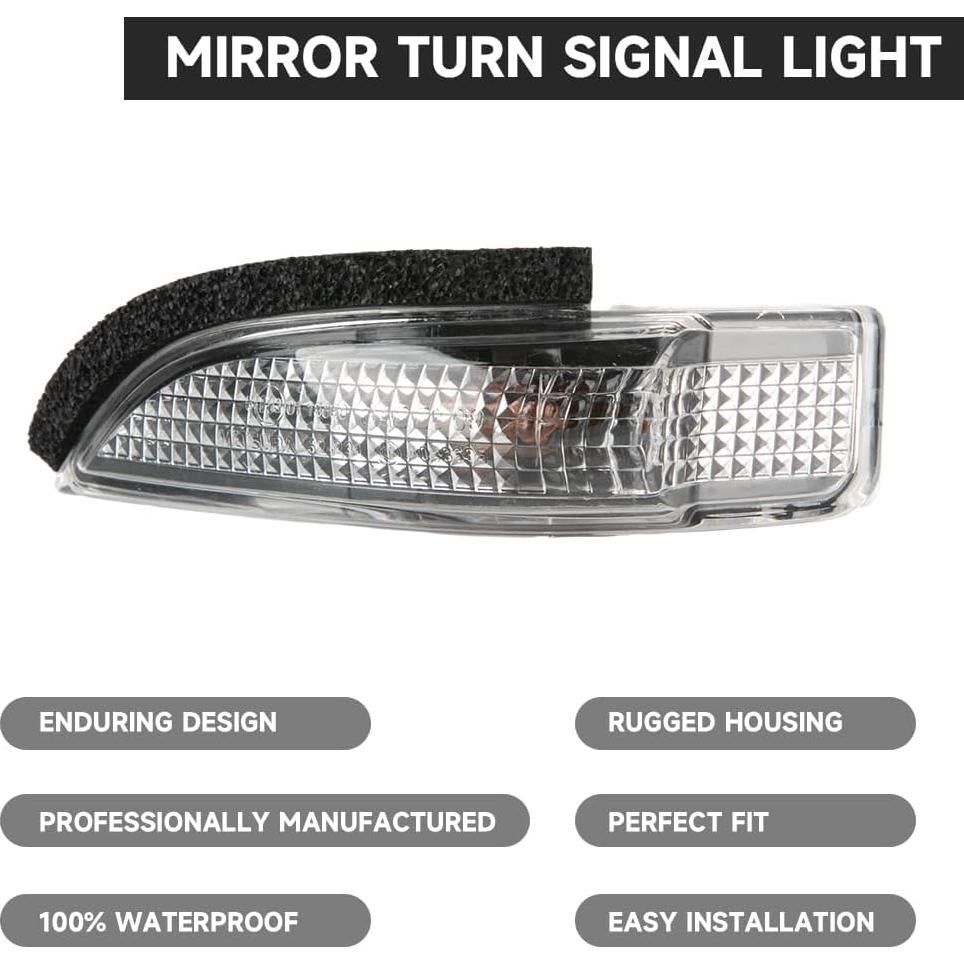 Espejo Lateral Izquierdo con Luz LED Toyota Corolla 2014-2019