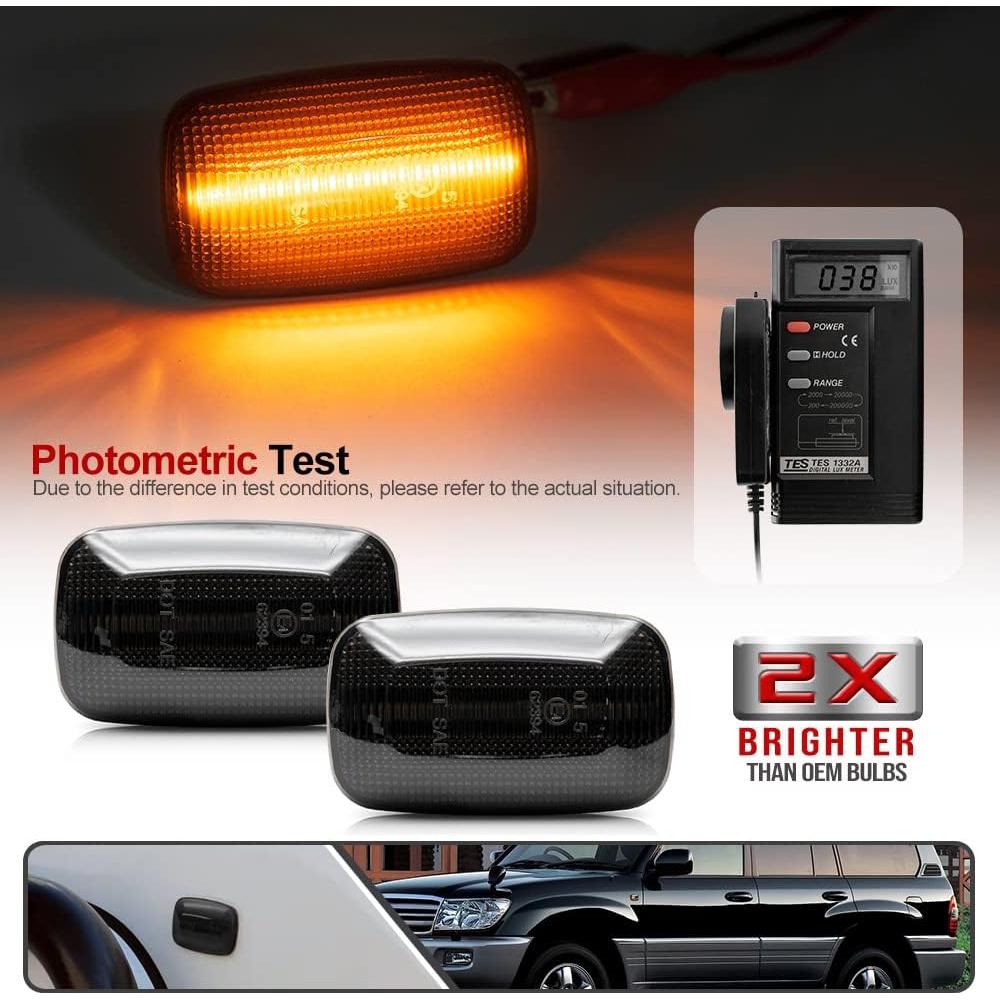 Luces de Marcador Lateral LED Dinámicas Mingrui para Toyota y Lexus