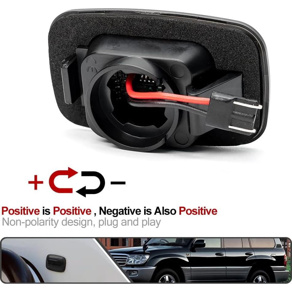 Luces de Marcador Lateral LED Dinámicas Mingrui para Toyota y Lexus