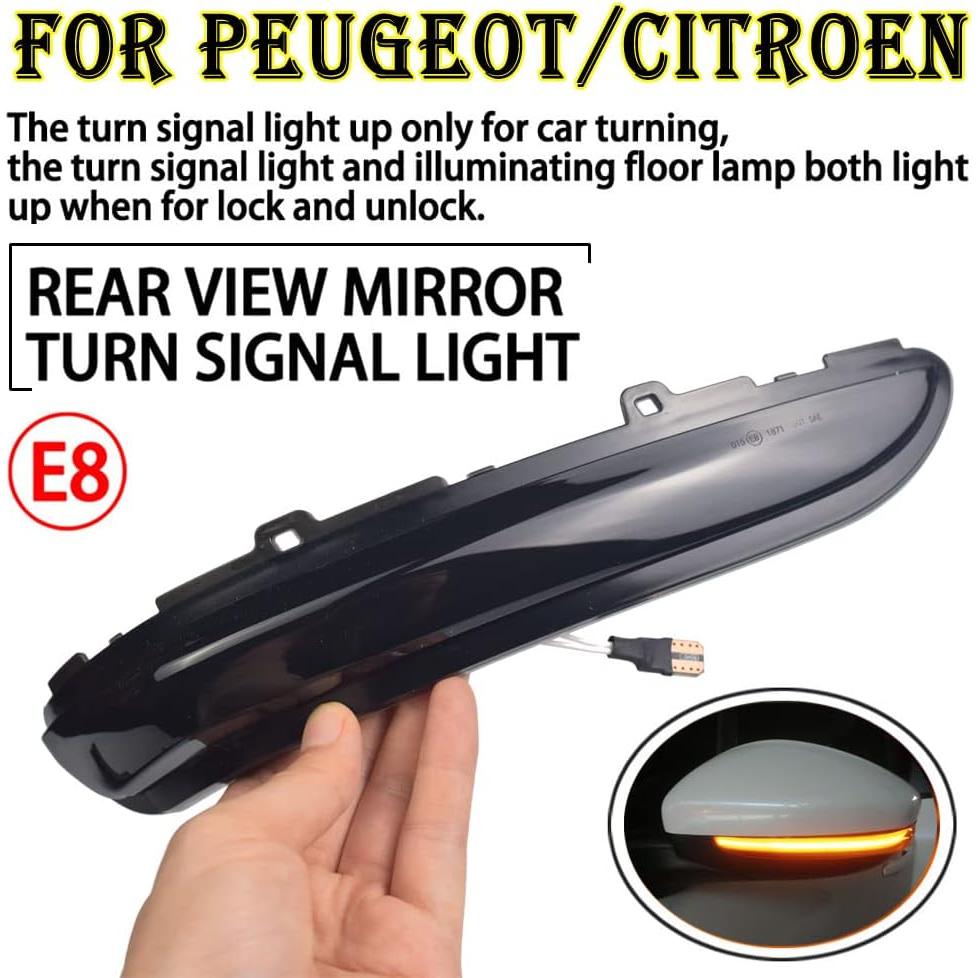 Luces de Señal de Giro LED Hacreyatu para Peugeot y Citroen