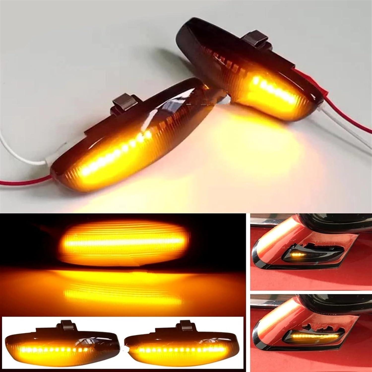 Luz de Señal de Giro LED Dinámica Genérico para Peugeot 207/308/3008/5008