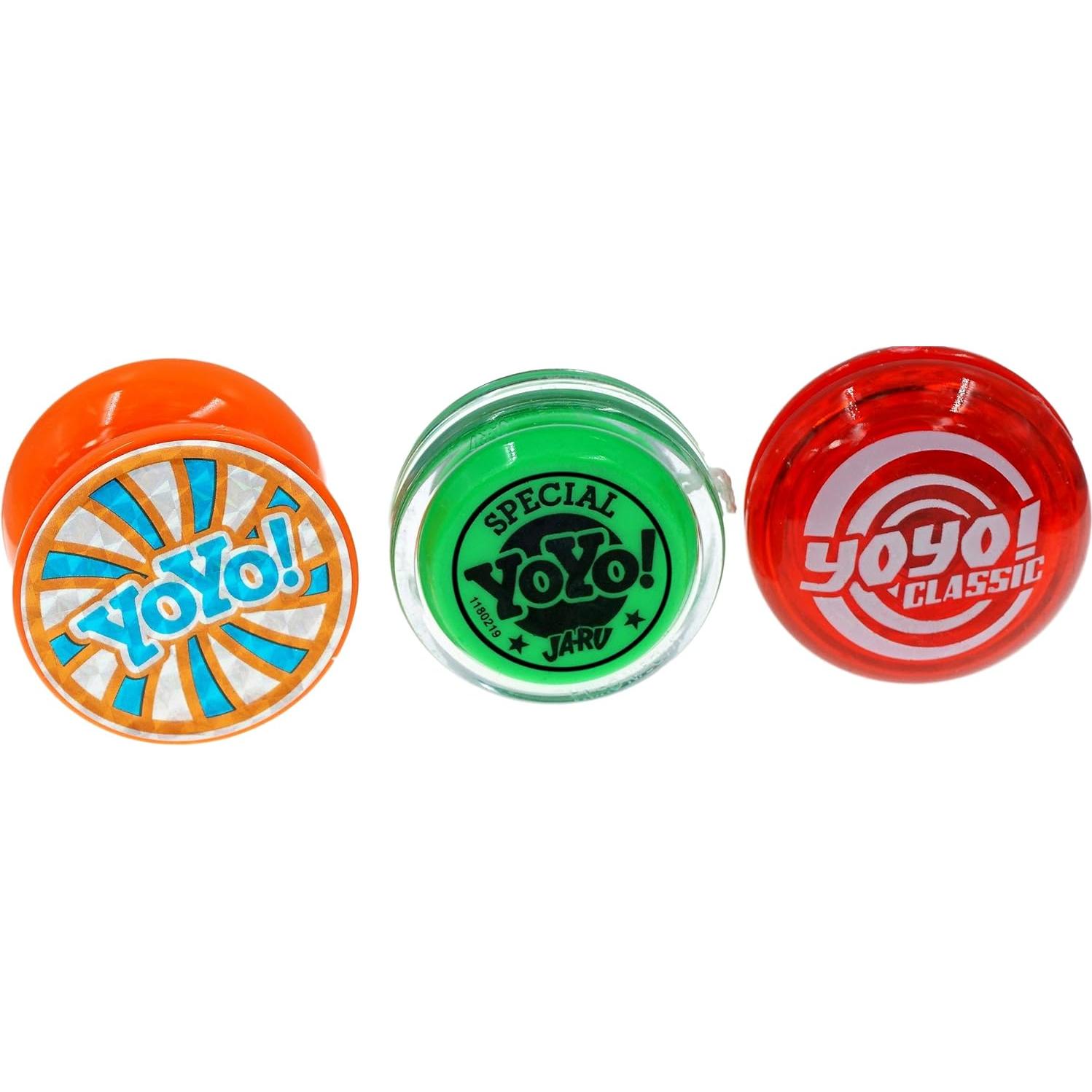 Yo-Yo Profesional JA-RU Paquete de 3 con Emojis Diversión