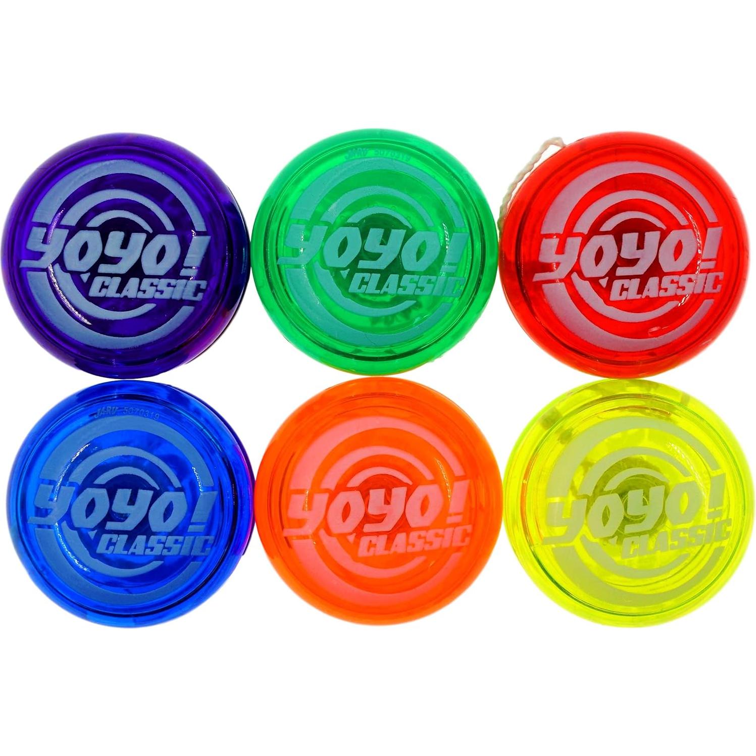 Yo-Yo Clásico JA-RU Paquete de 8 Colores Asortidos