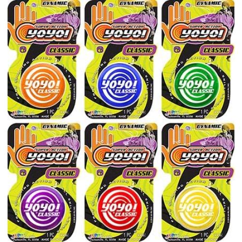 Yo-Yo Clásico JA-RU Paquete de 8 Colores Asortidos