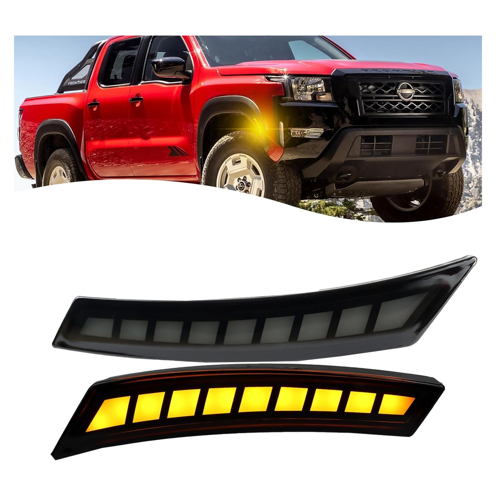 Luz de Marcador Lateral LED ZDEERAOTO para Nissan Frontier 2022-2024