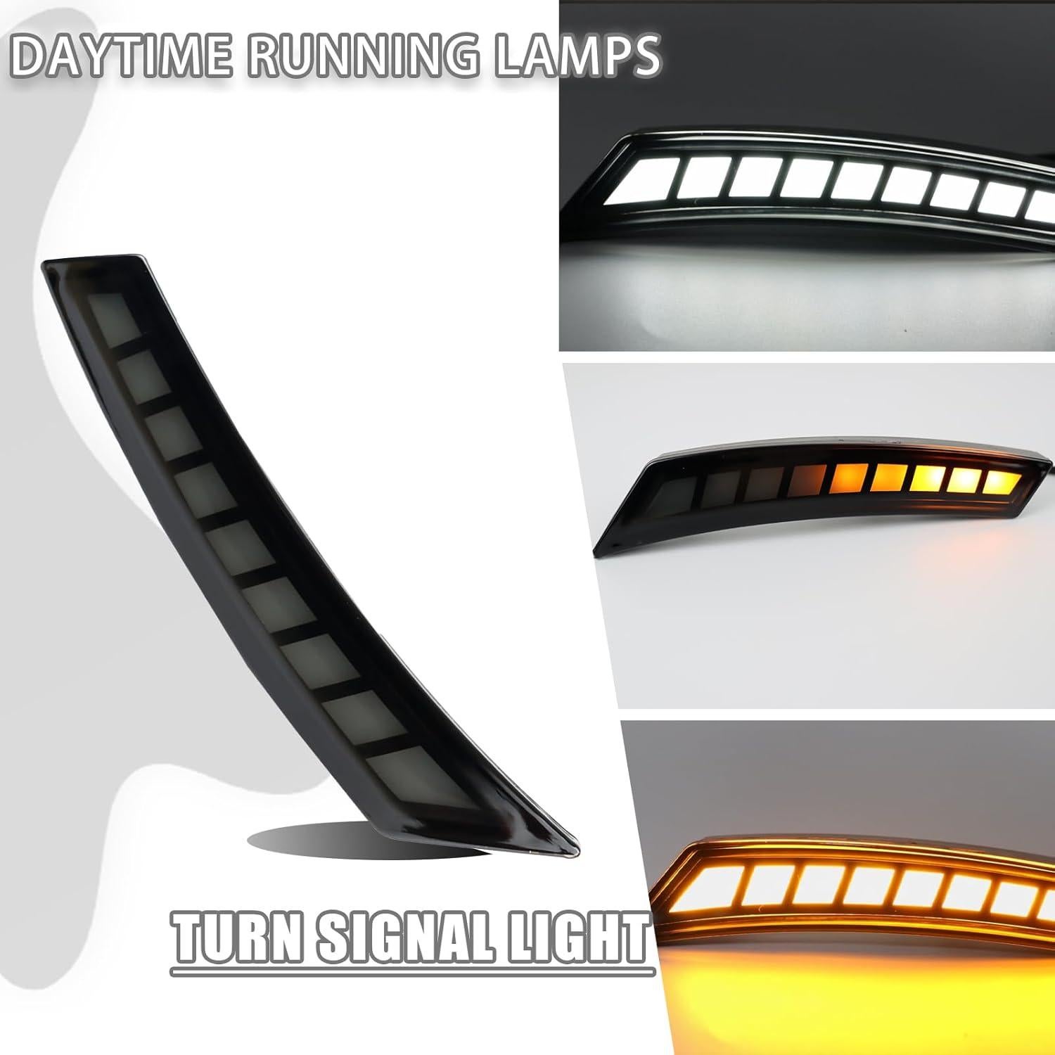 Luz de Marcador Lateral LED ZDEERAOTO para Nissan Frontier 2022-2024