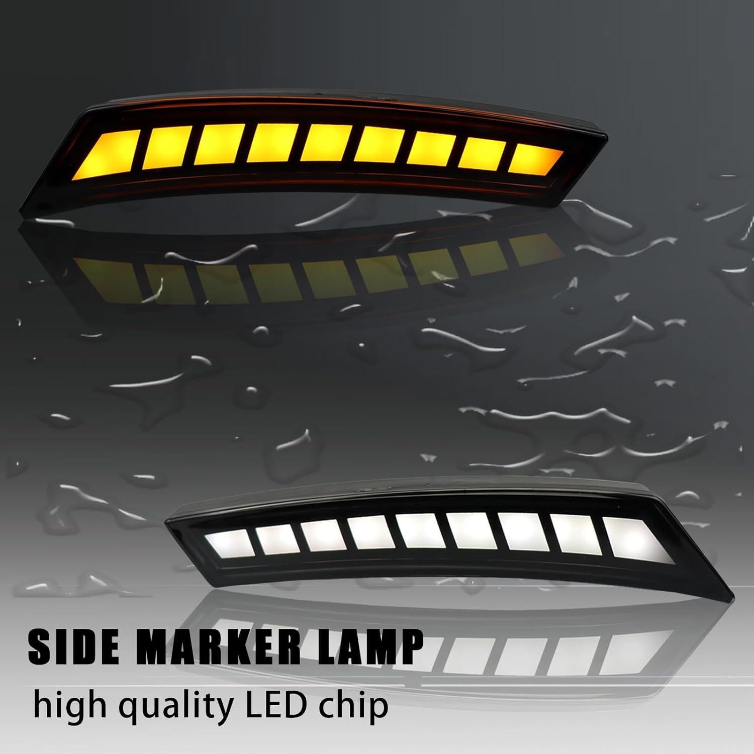 Luz de Marcador Lateral LED ZDEERAOTO para Nissan Frontier 2022-2024