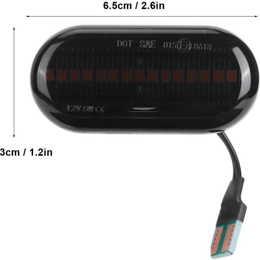 Intermitente LED Aramox para Clio, Luz de Giro Secuencial