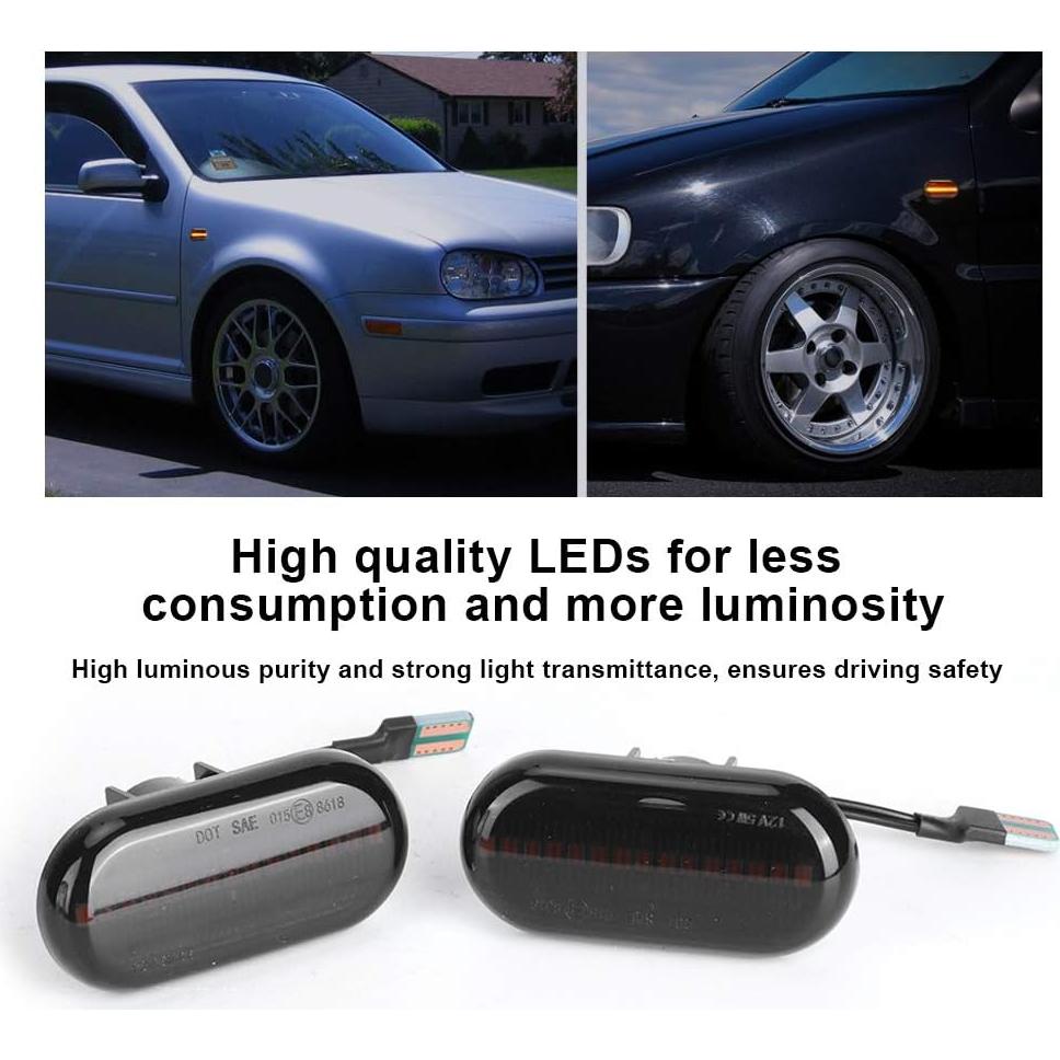 Intermitente LED Aramox para Clio, Luz de Giro Secuencial