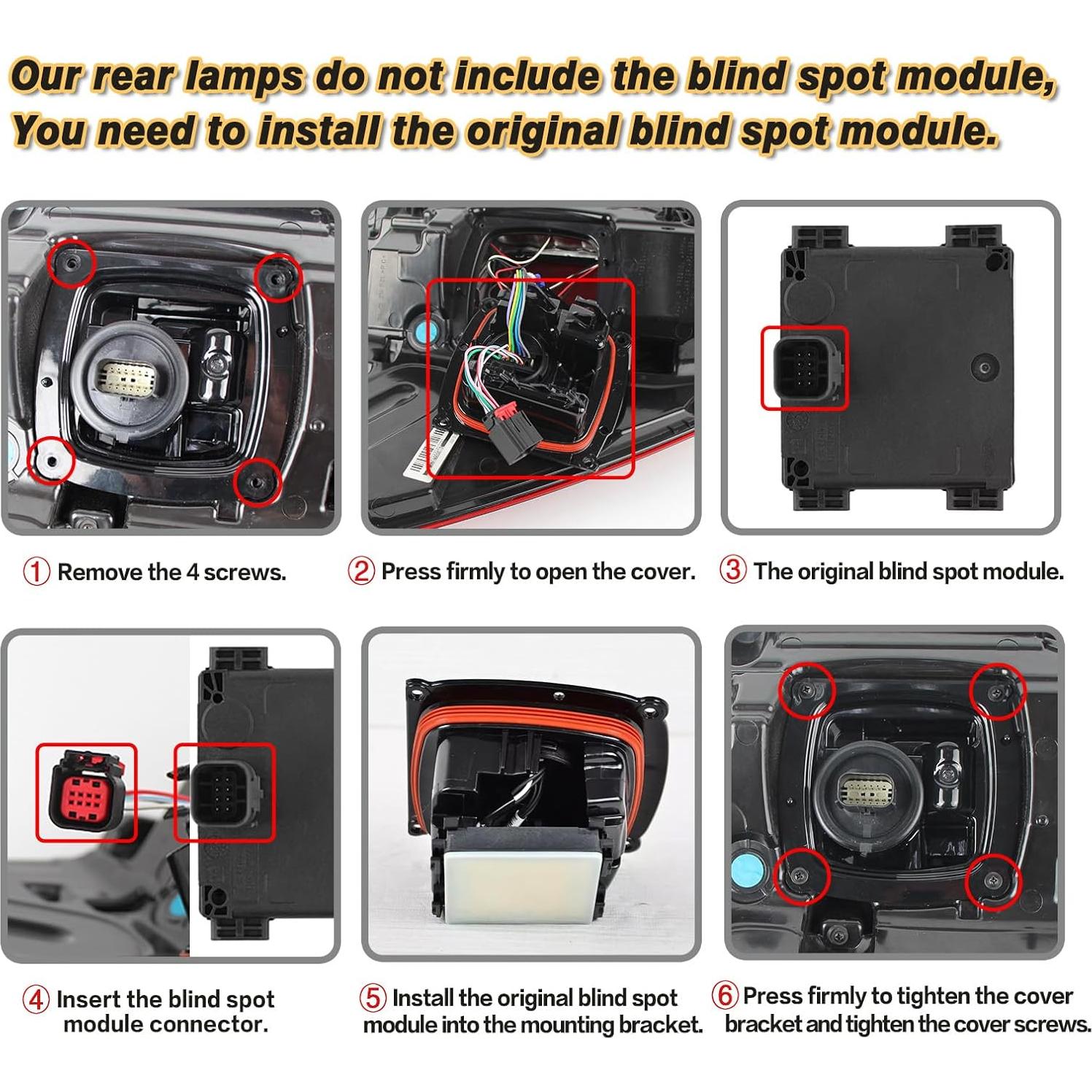 Luces Traseras LED STRAUTOS para Ford F150 2021-2023 Lado Izquierdo