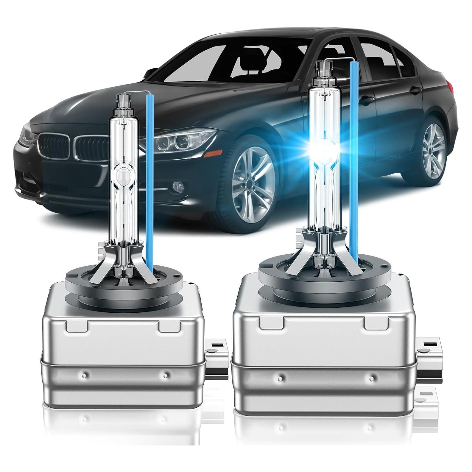 Bombillas D1S HID Xenón SENROBO 8000K para BMW 2007-2019