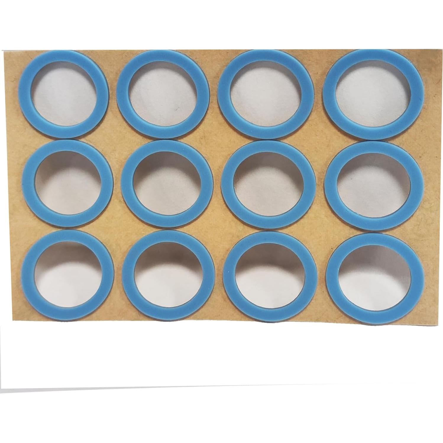 MAGICYOYO Yo-Yo Silicone Response Pads- Blue of 12 - Slim for MAGICYOYO K1