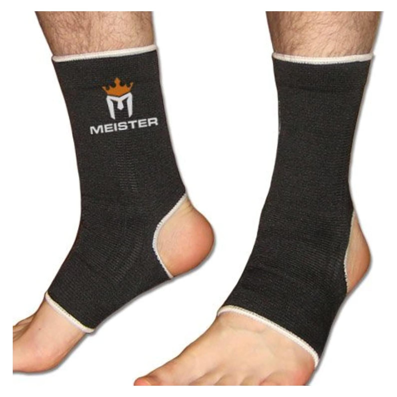 Soportes de Tobillo Meister MMA Juvenil Negro - Compresión