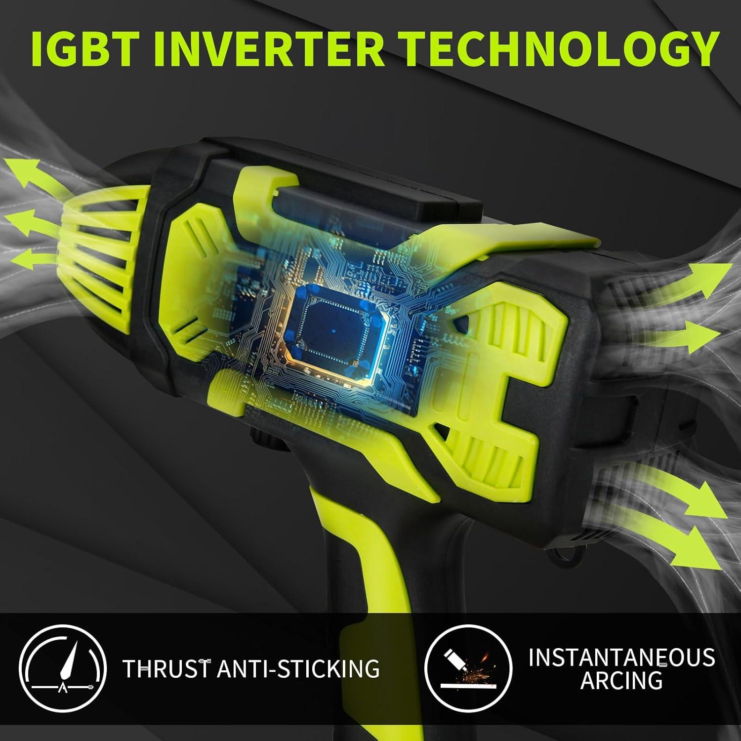 Soldador Portátil RYOJEGK 20-200A 110V con Accesorios