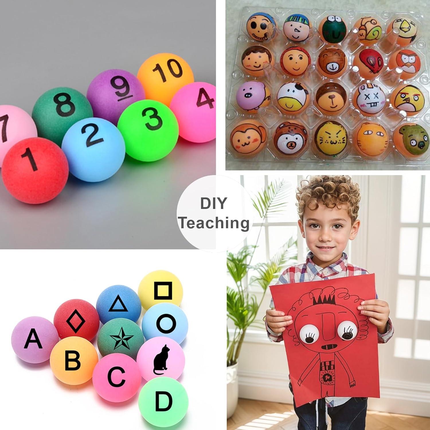 Pelotas de Ping Pong Meizhouer 3 Estrellas 40mm Paquete de 20