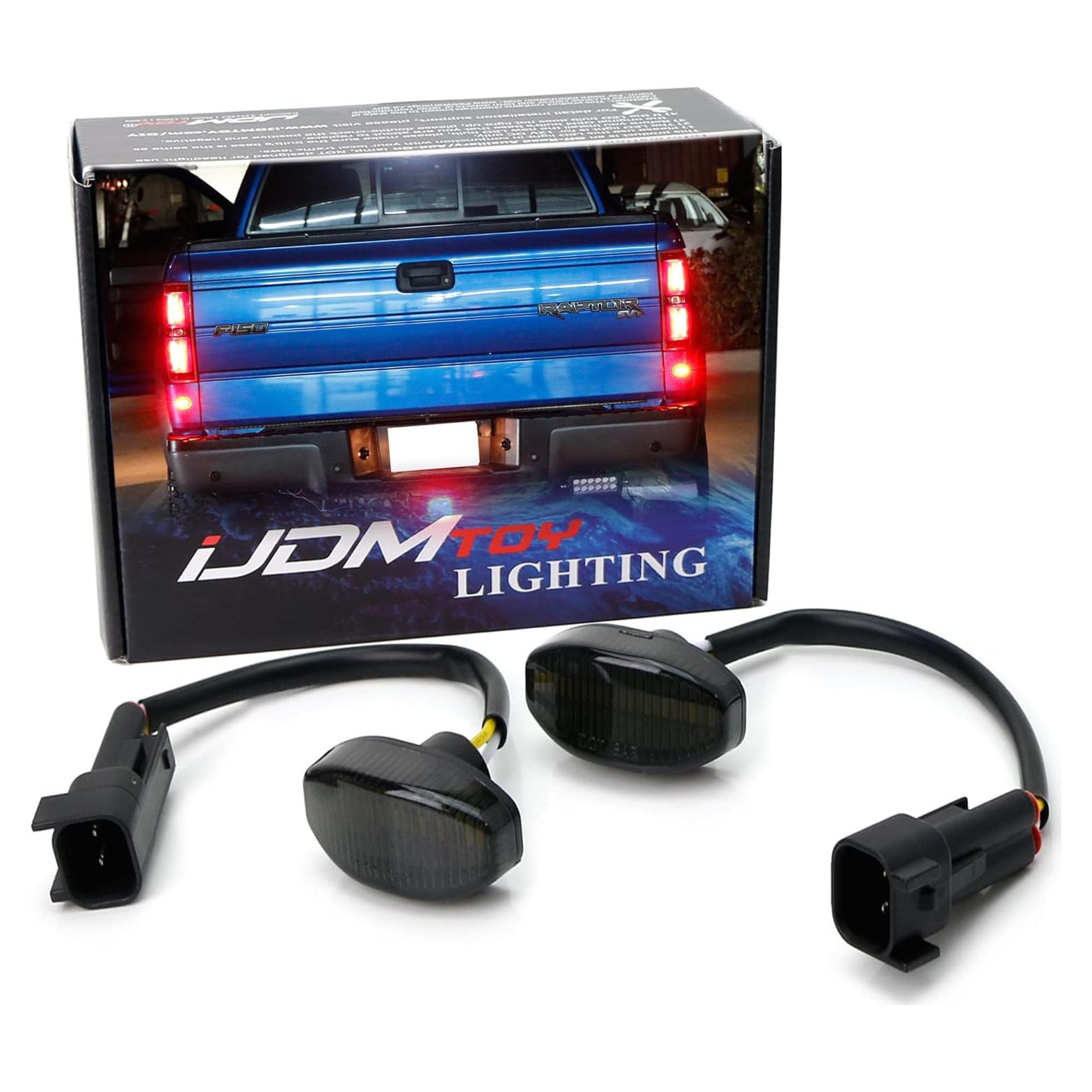 Kit de Luz de Marcador Lateral LED iJDMTOY Ahumada Roja Ford Raptor 2010-2014
