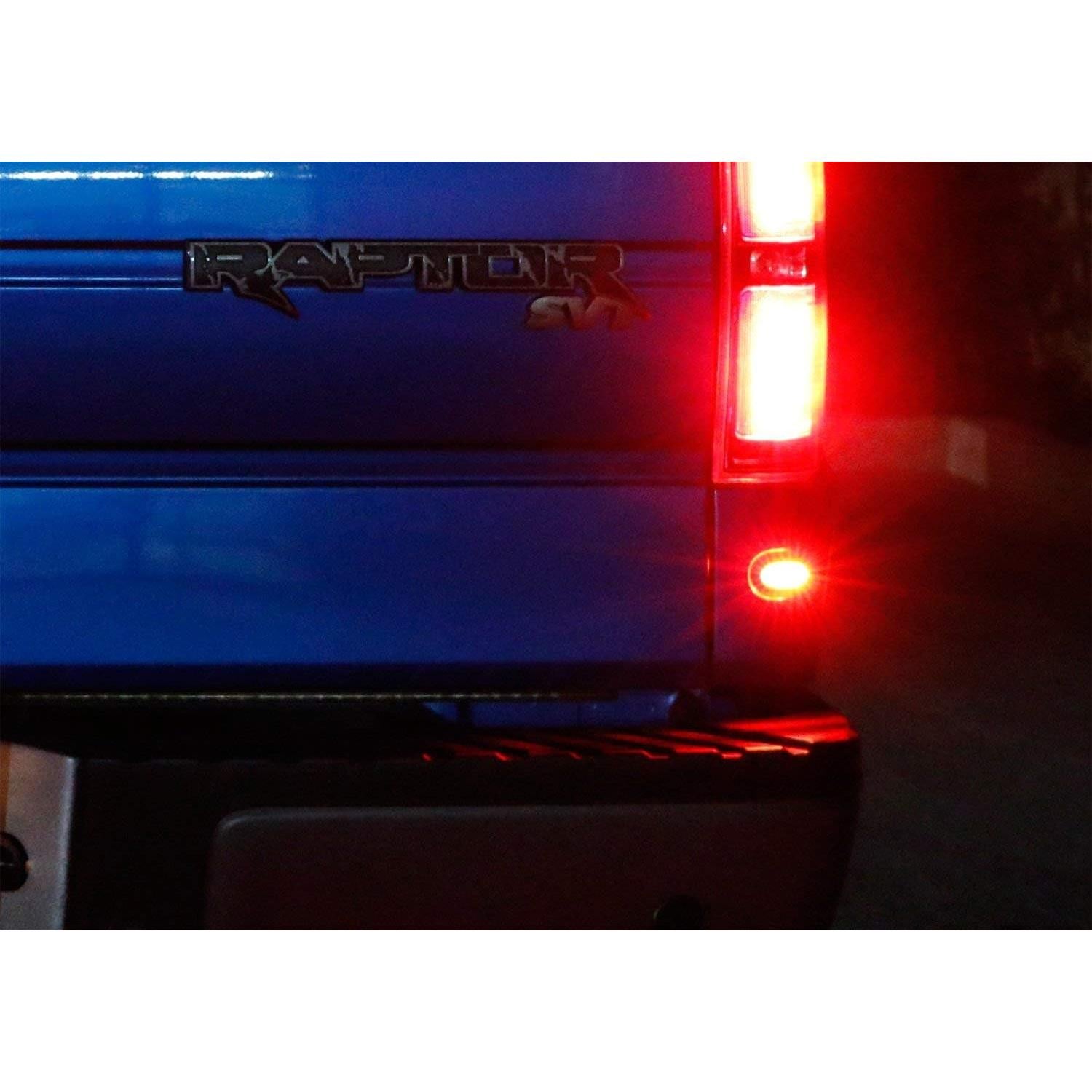 Kit de Luz de Marcador Lateral LED iJDMTOY Ahumada Roja Ford Raptor 2010-2014
