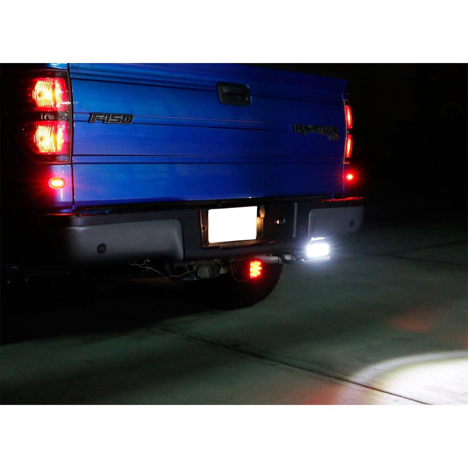 Kit de Luz de Marcador Lateral LED iJDMTOY Ahumada Roja Ford Raptor 2010-2014