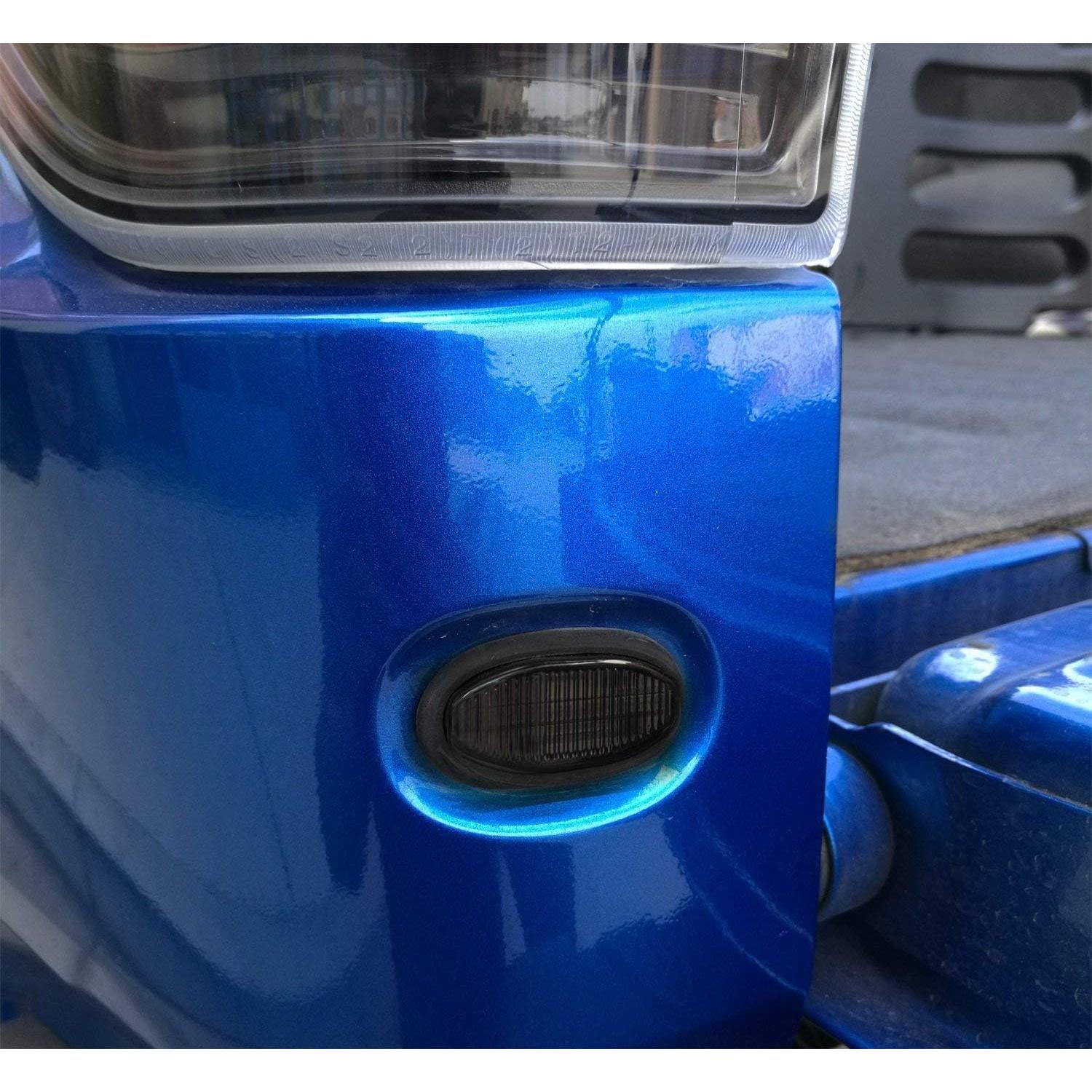 Kit de Luz de Marcador Lateral LED iJDMTOY Ahumada Roja Ford Raptor 2010-2014