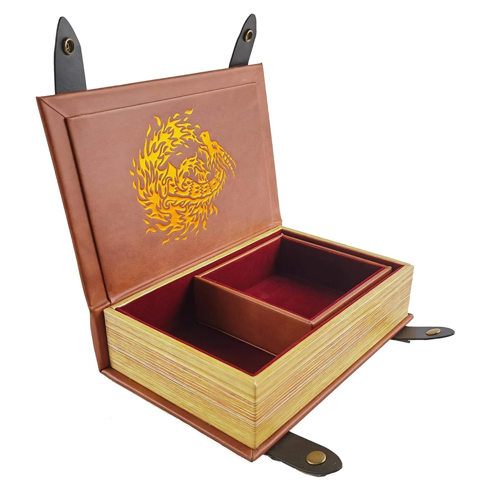 Bandeja de Dados Fantasydice Dragón Rojo para RPG