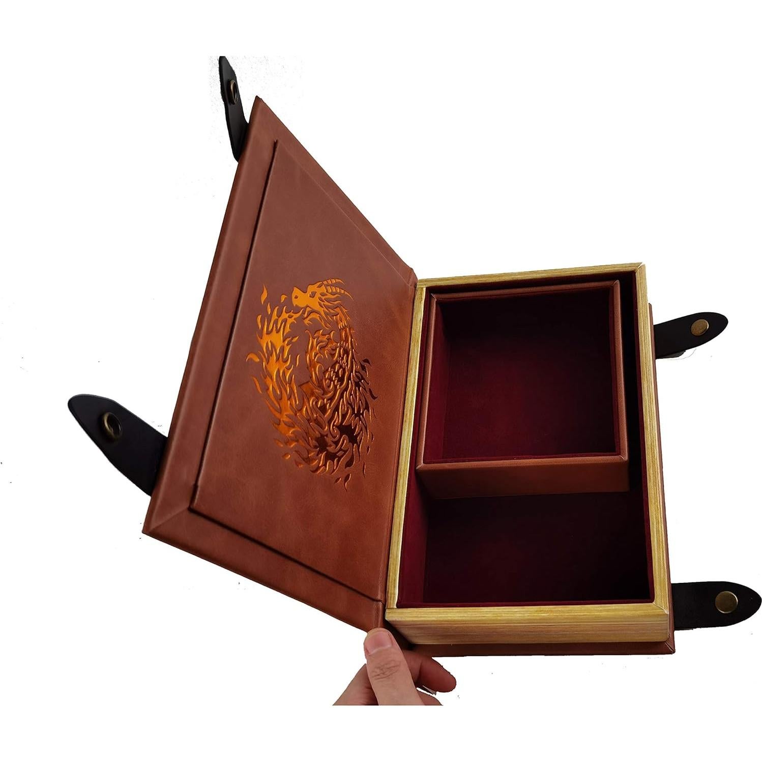 Bandeja de Dados Fantasydice Dragón Rojo para RPG