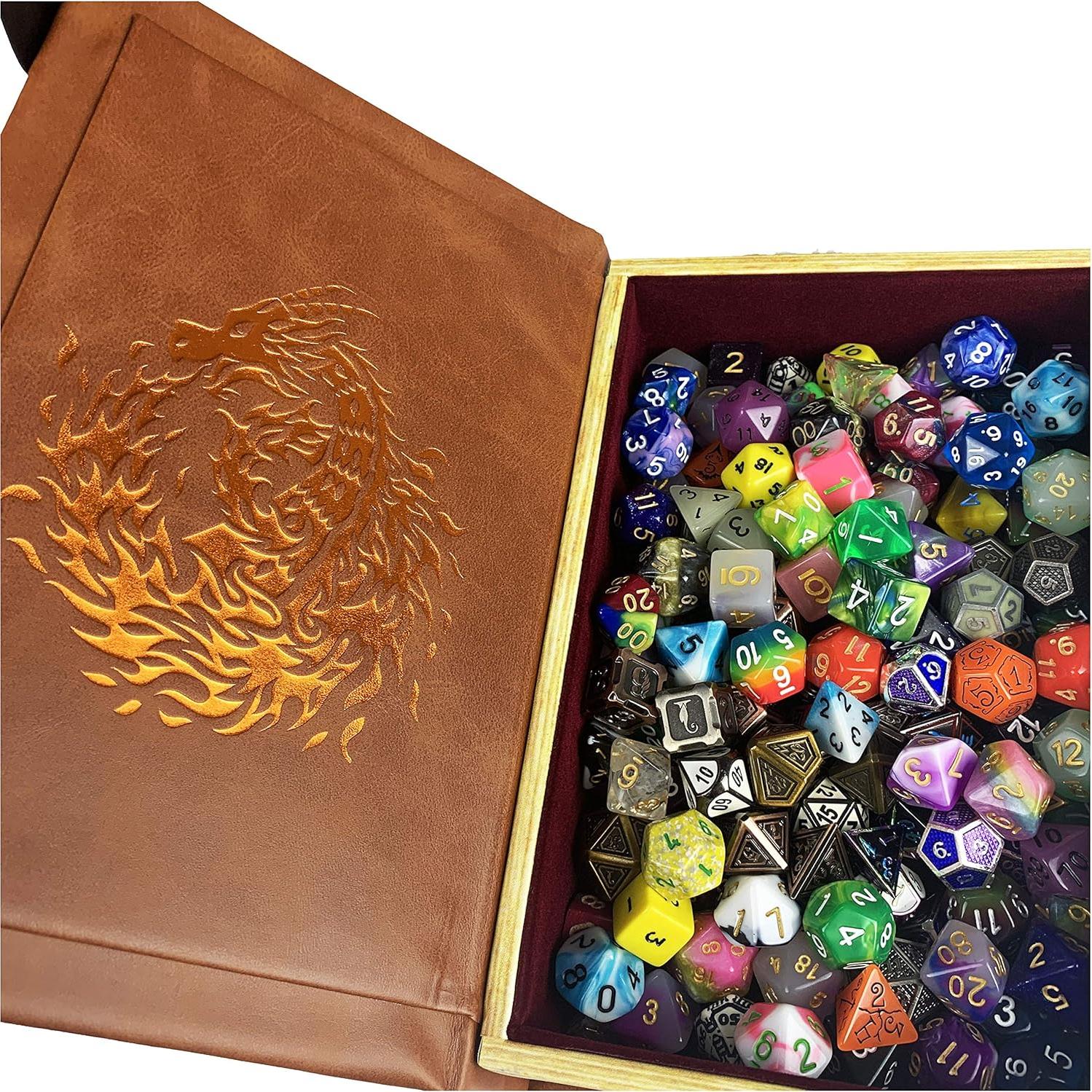 Bandeja de Dados Fantasydice Dragón Rojo para RPG