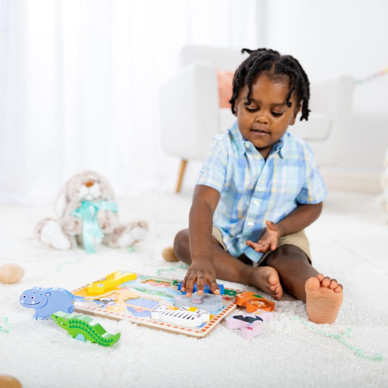 Rompecabezas de Madera Safari Melissa & Doug - 8 Piezas