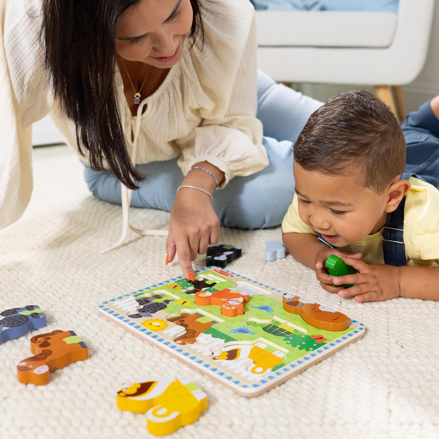 Rompecabezas de Madera Melissa & Doug 8 Piezas Mascotas