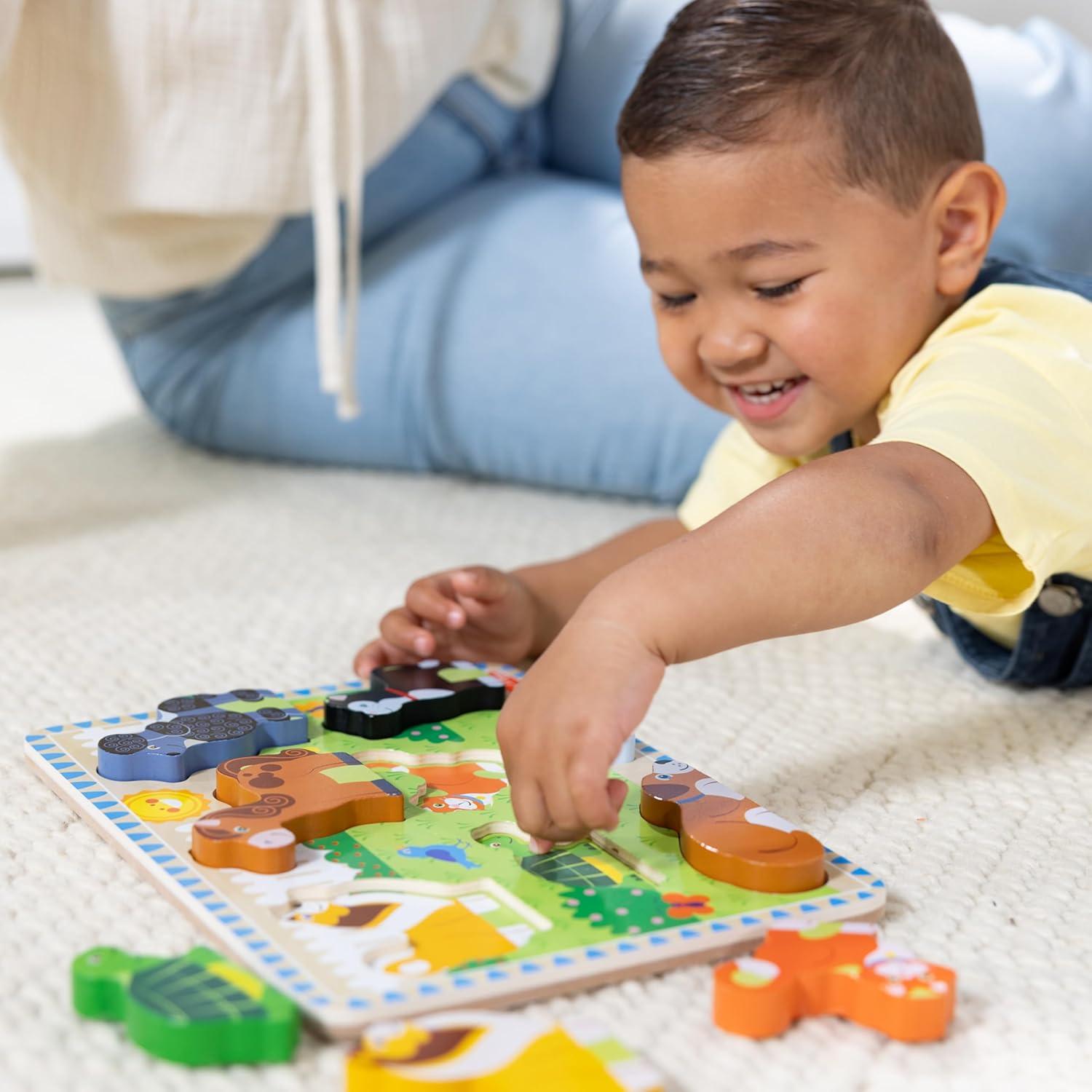 Rompecabezas de Madera Melissa & Doug 8 Piezas Mascotas