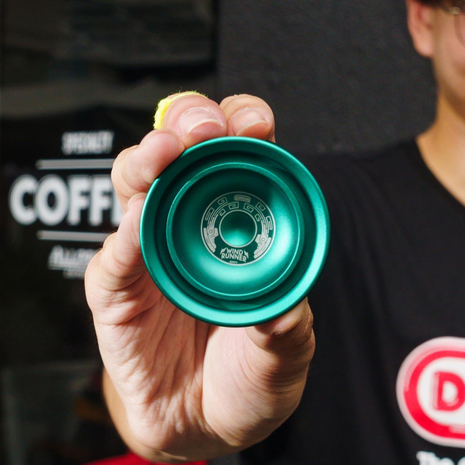 Yo-Yo Duncan Windrunner Negro - Aluminio Profesional 56mm