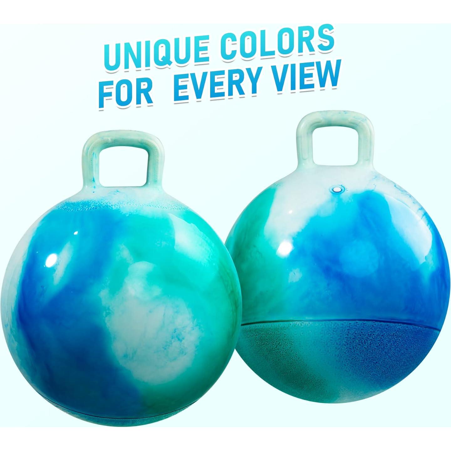 Pelota Saltarina U&C Planet 45 cm con Mango para Niños