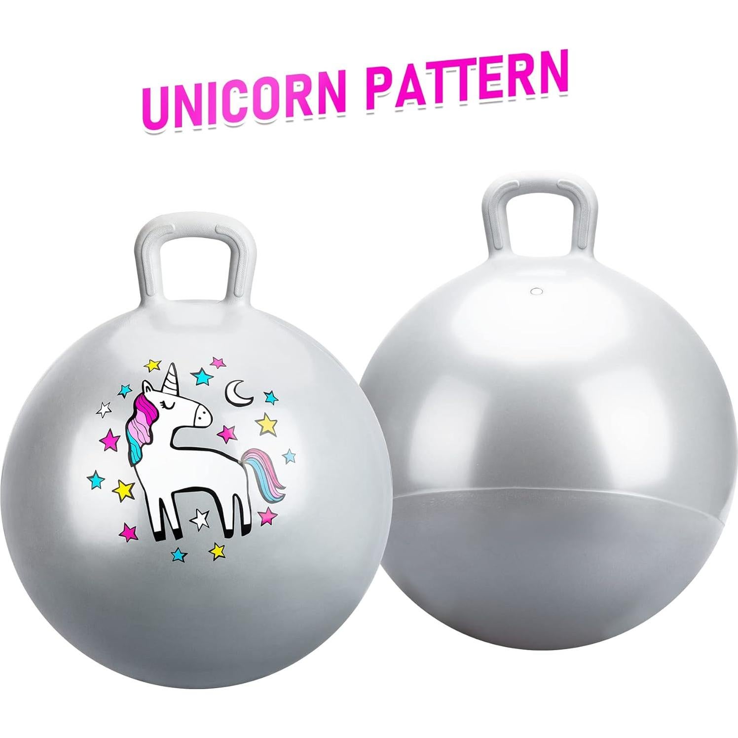 Pelota Saltarina U&C Planet 45 cm Unicornio para Niños