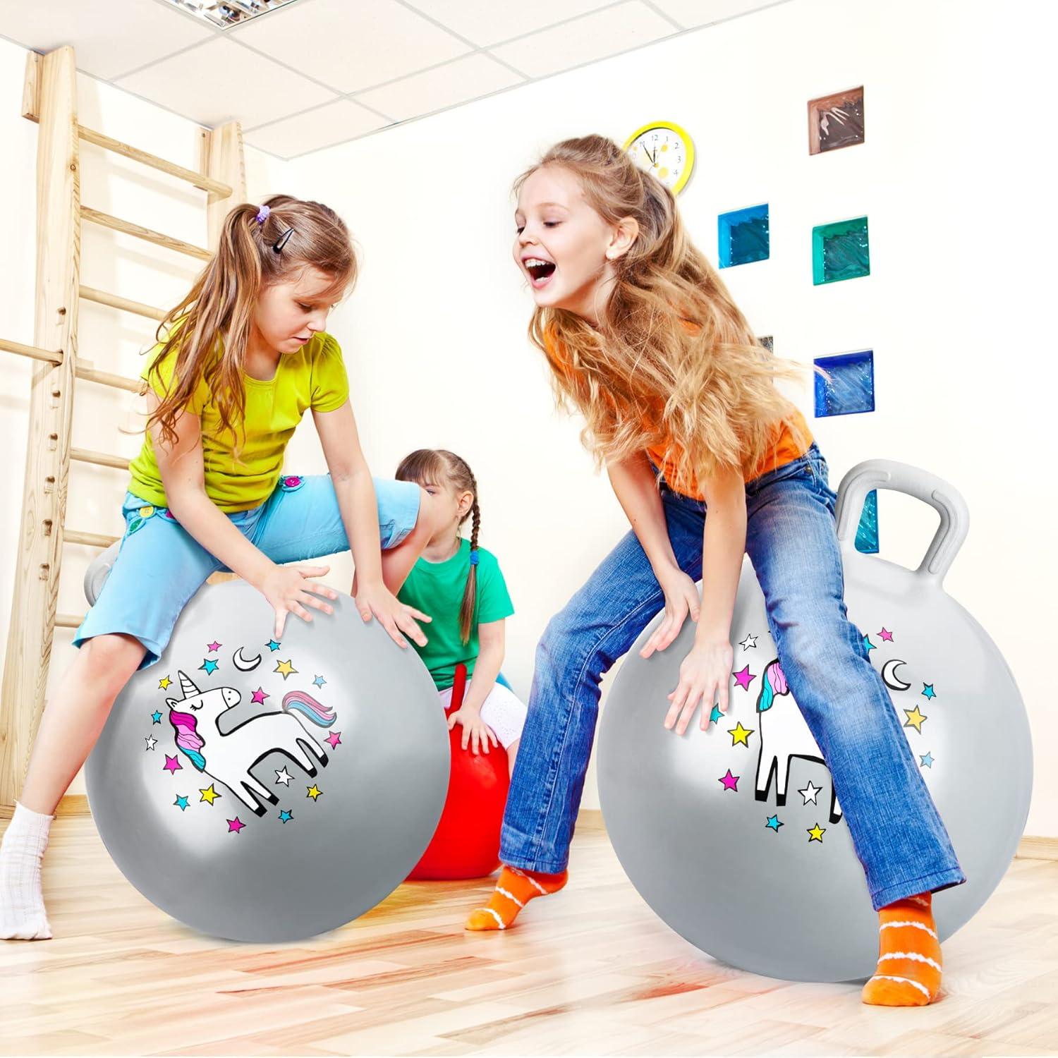 Pelota Saltarina U&C Planet 45 cm Unicornio para Niños