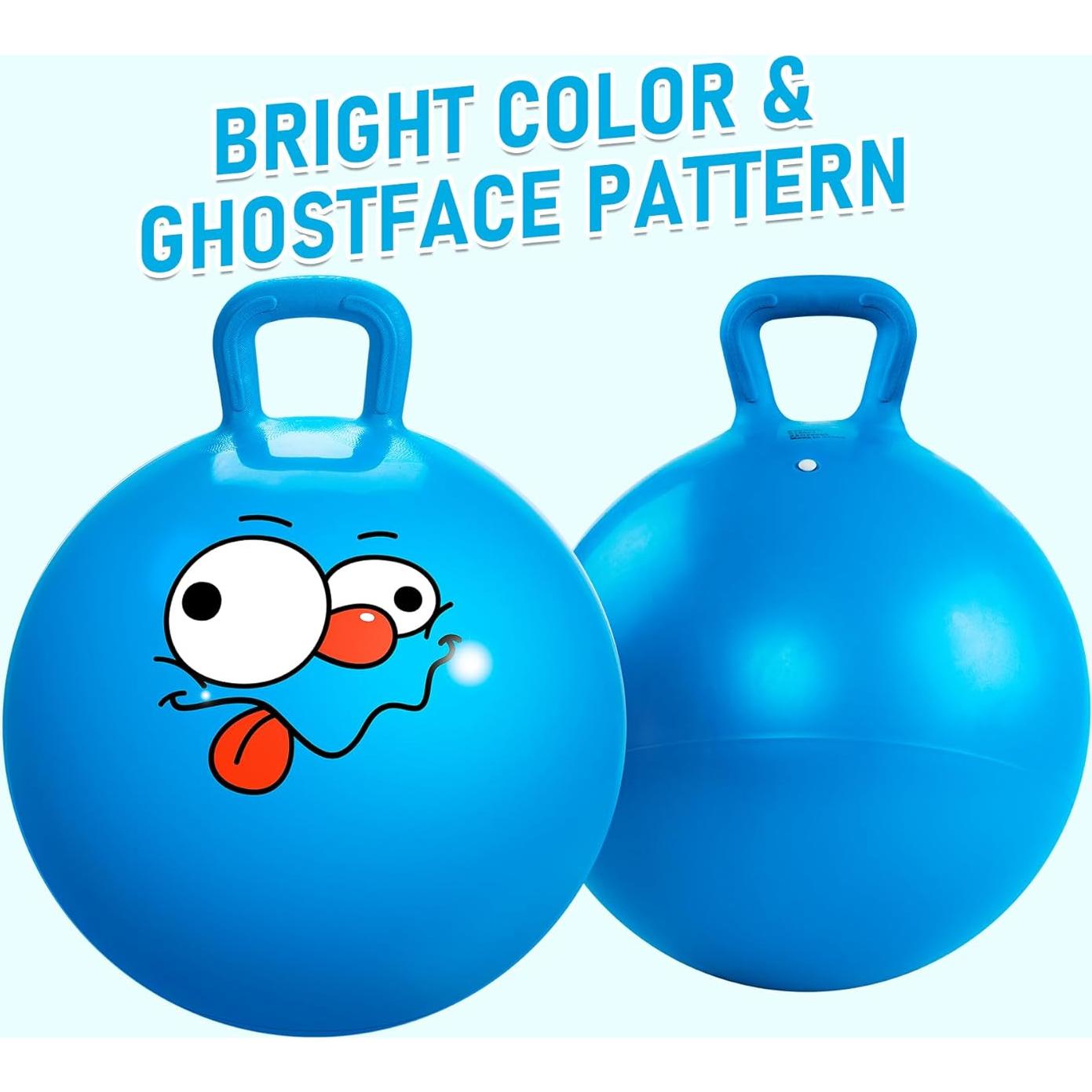 Pelota de Salto U&C 50 cm Azul para Niños 5-9 Años