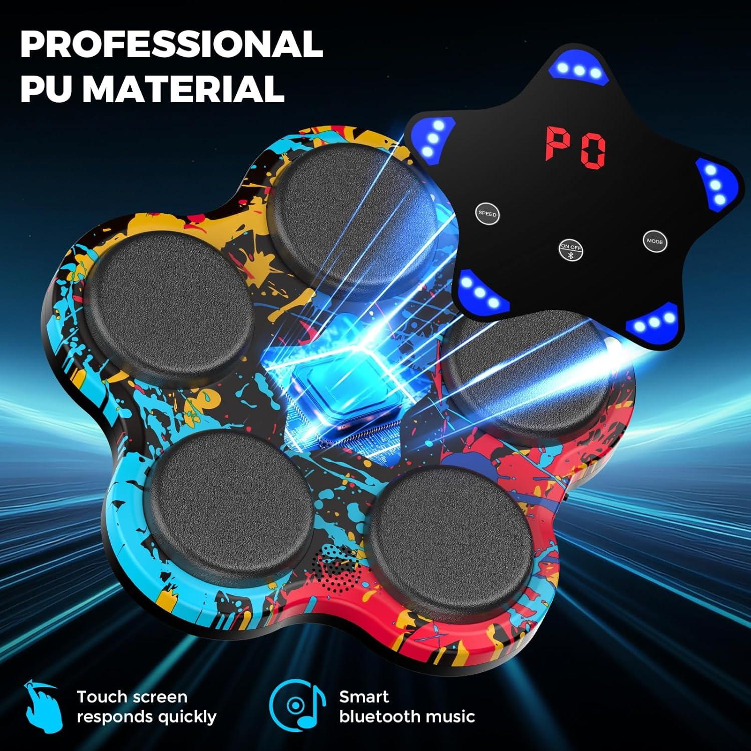 Máquina de Boxeo Musical Markton con Guantes y Bluetooth