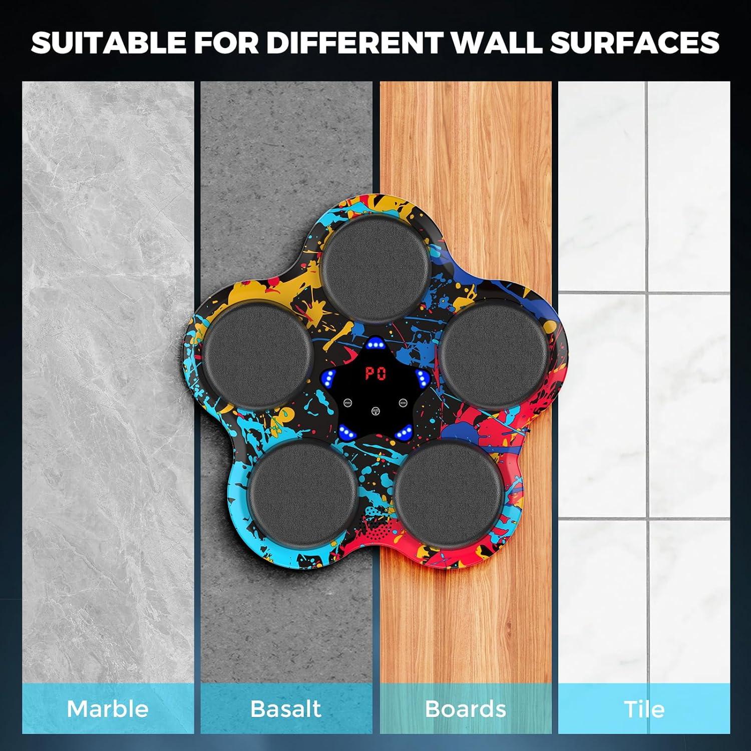 Máquina de Boxeo Musical Markton con Guantes y Bluetooth