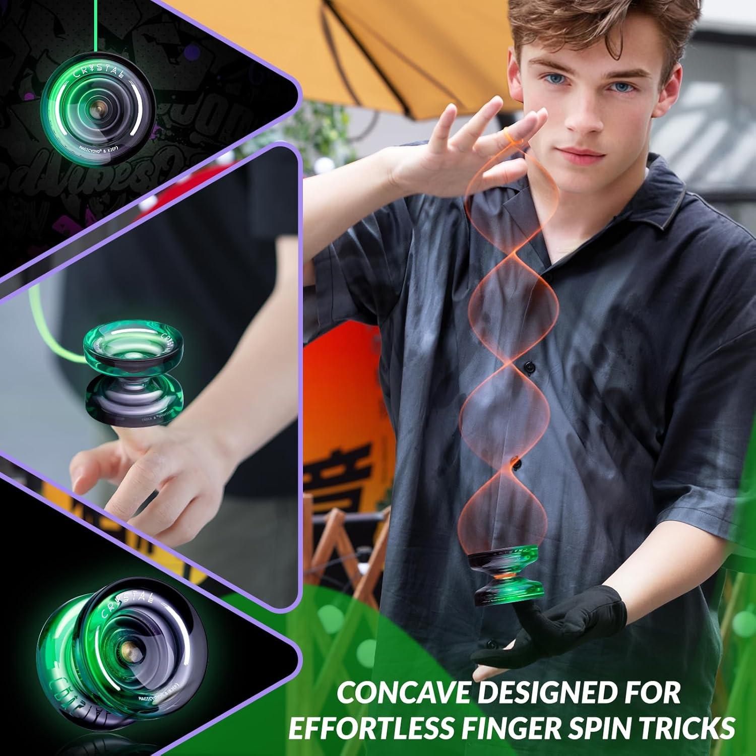 Yoyo K2 INOVASHON Profesional Responsivo Negro Verde