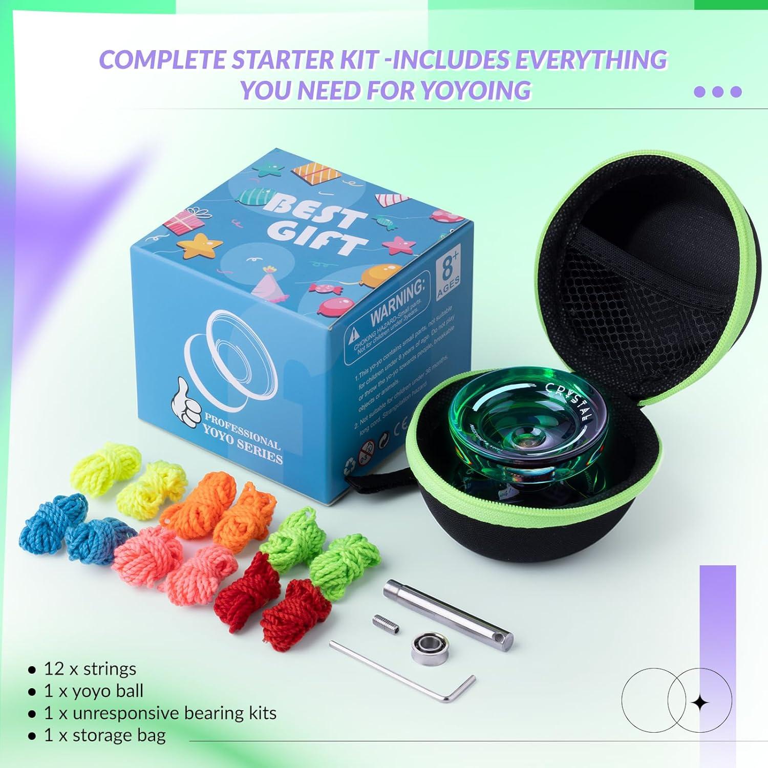 Yoyo K2 INOVASHON Profesional Responsivo Negro Verde