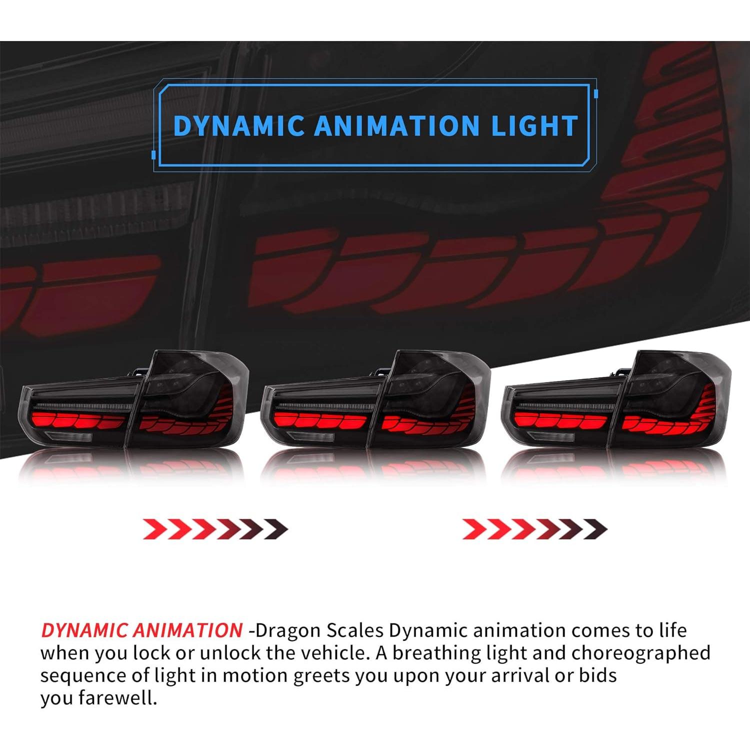 Luces Traseras OLED VLAND para BMW F30 F35 F80 2013-2018