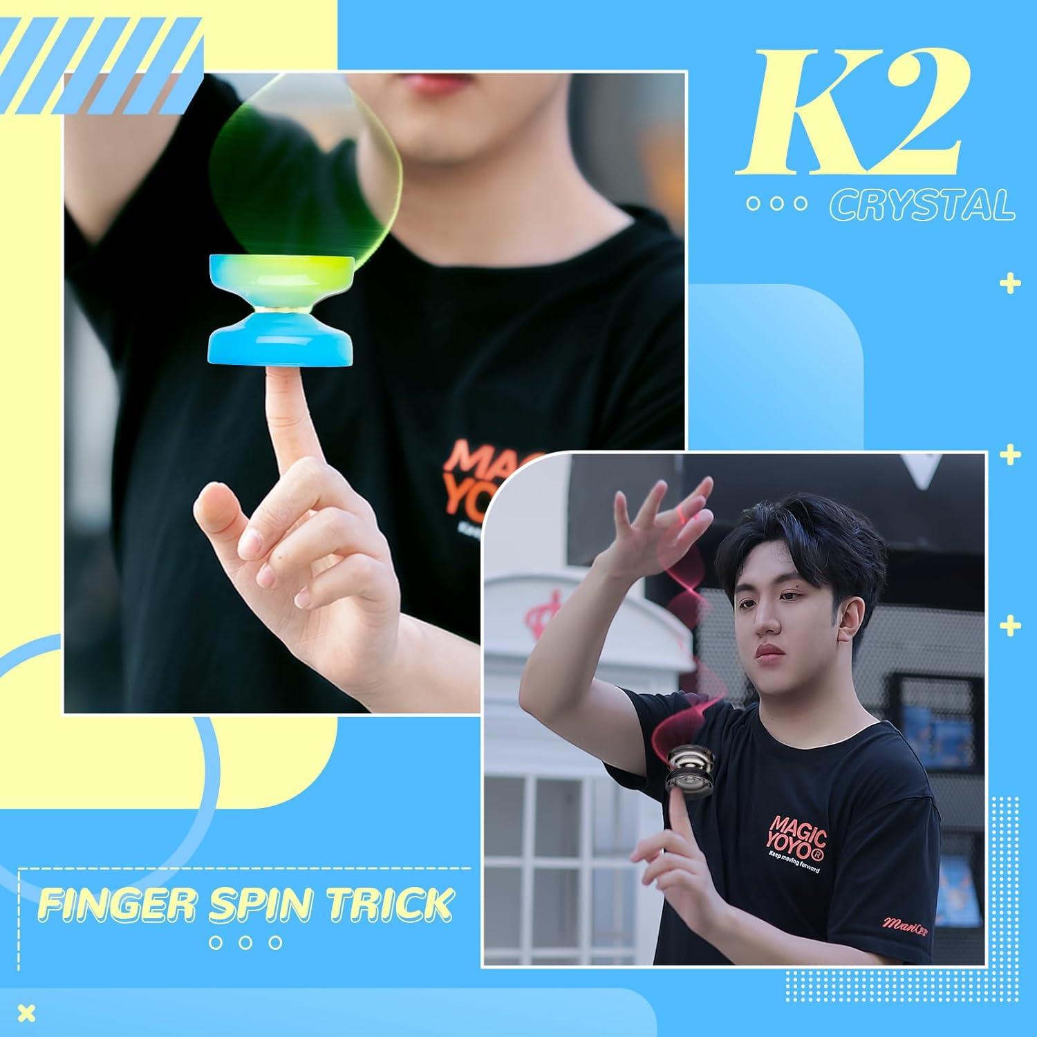 Yoyo Profesional K2 para Niños y Adultos + 12 Cuerdas