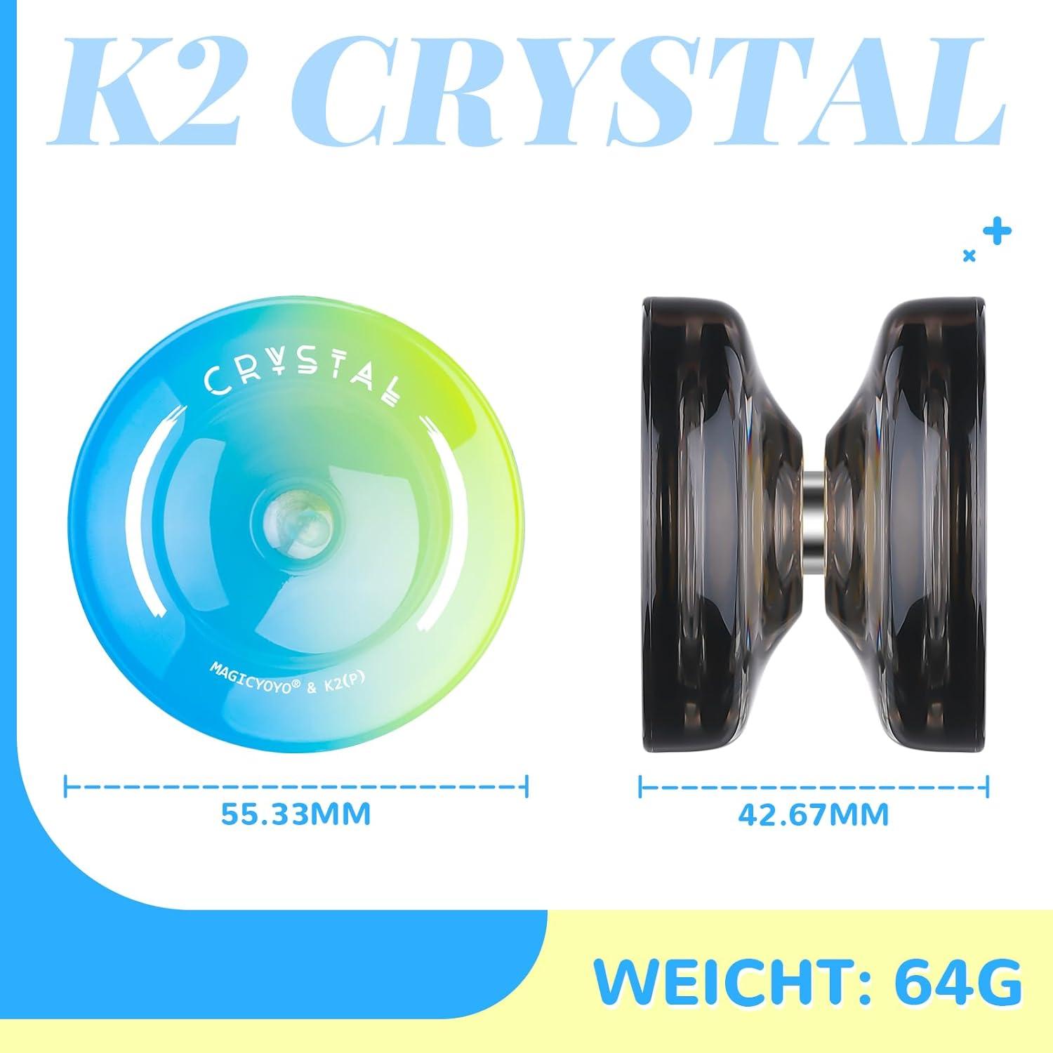 Yoyo Profesional K2 para Niños y Adultos + 12 Cuerdas