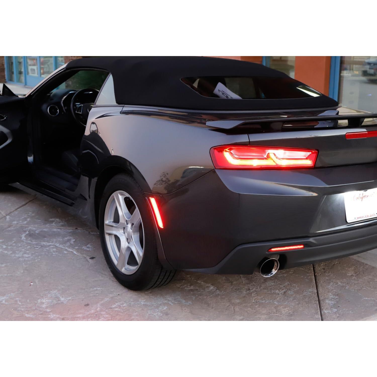 Lente Ahumado LED Rojo iJDMTOY para Chevrolet Camaro 2016+