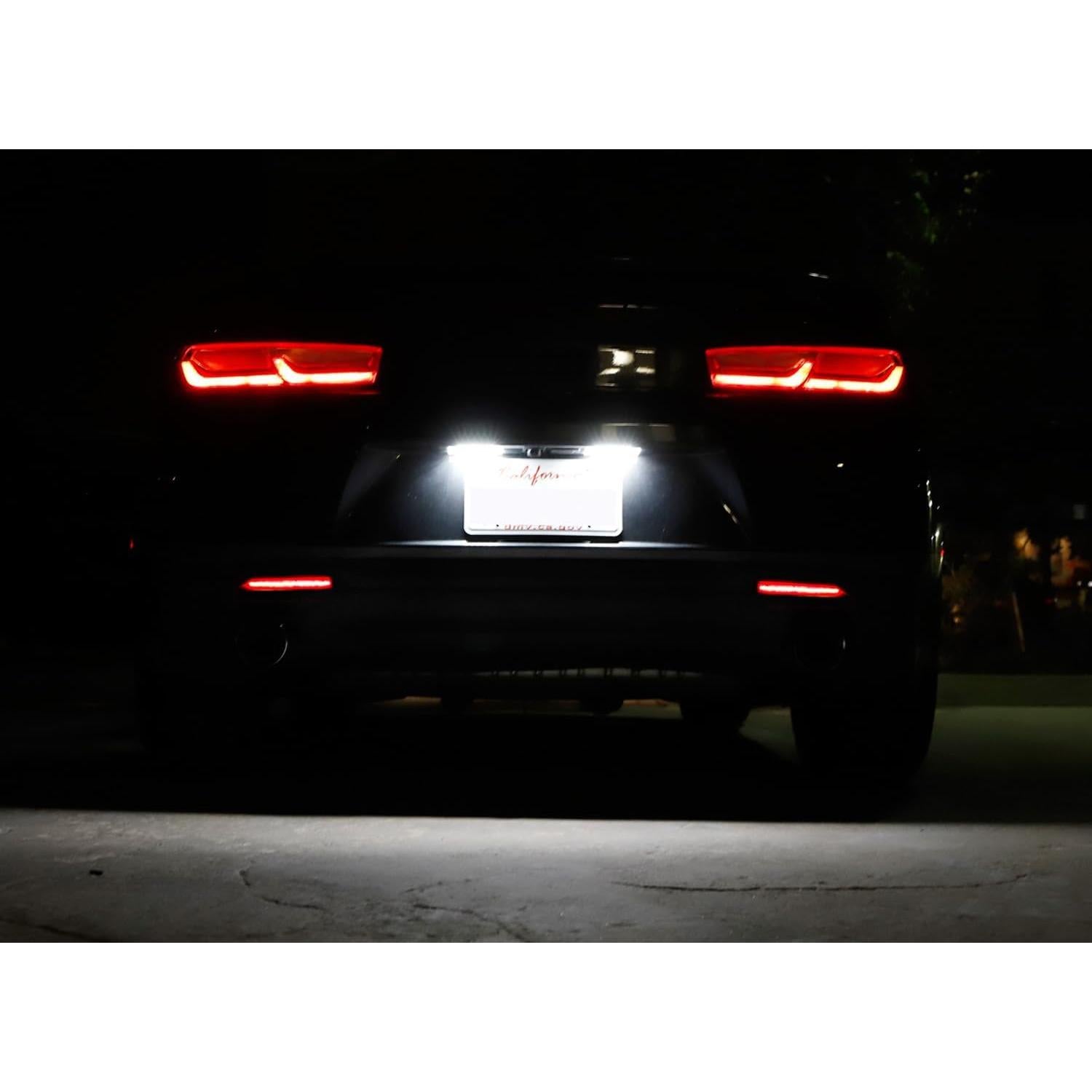 Lente Ahumado LED Rojo iJDMTOY para Chevrolet Camaro 2016+