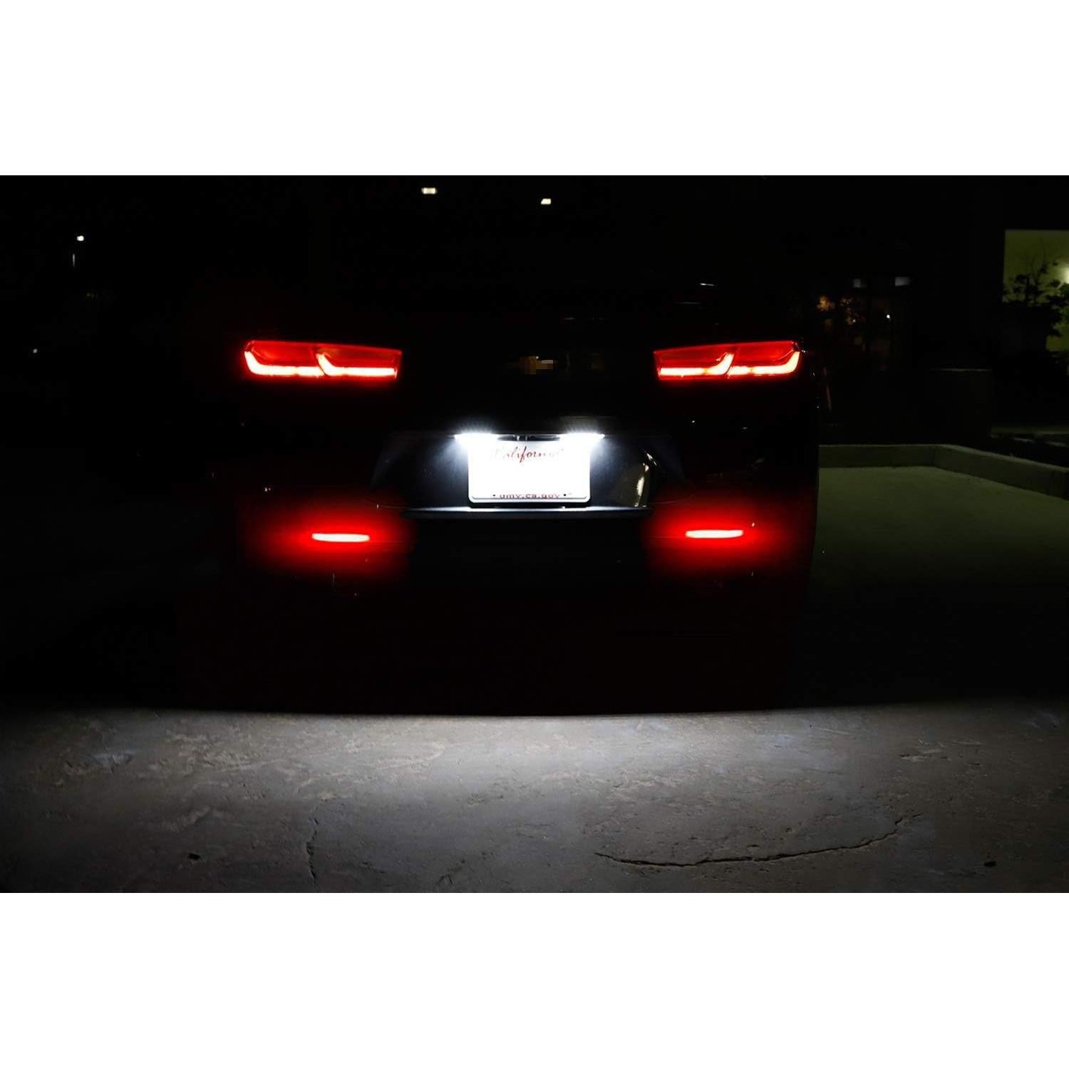 Lente Ahumado LED Rojo iJDMTOY para Chevrolet Camaro 2016+