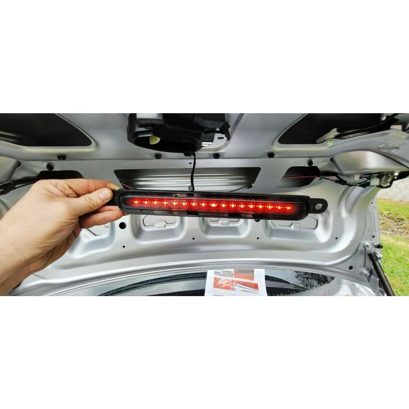 Luz de Freno LED Tercera iJDMTOY Ahumada para Mitsubishi Lancer 2008-2016