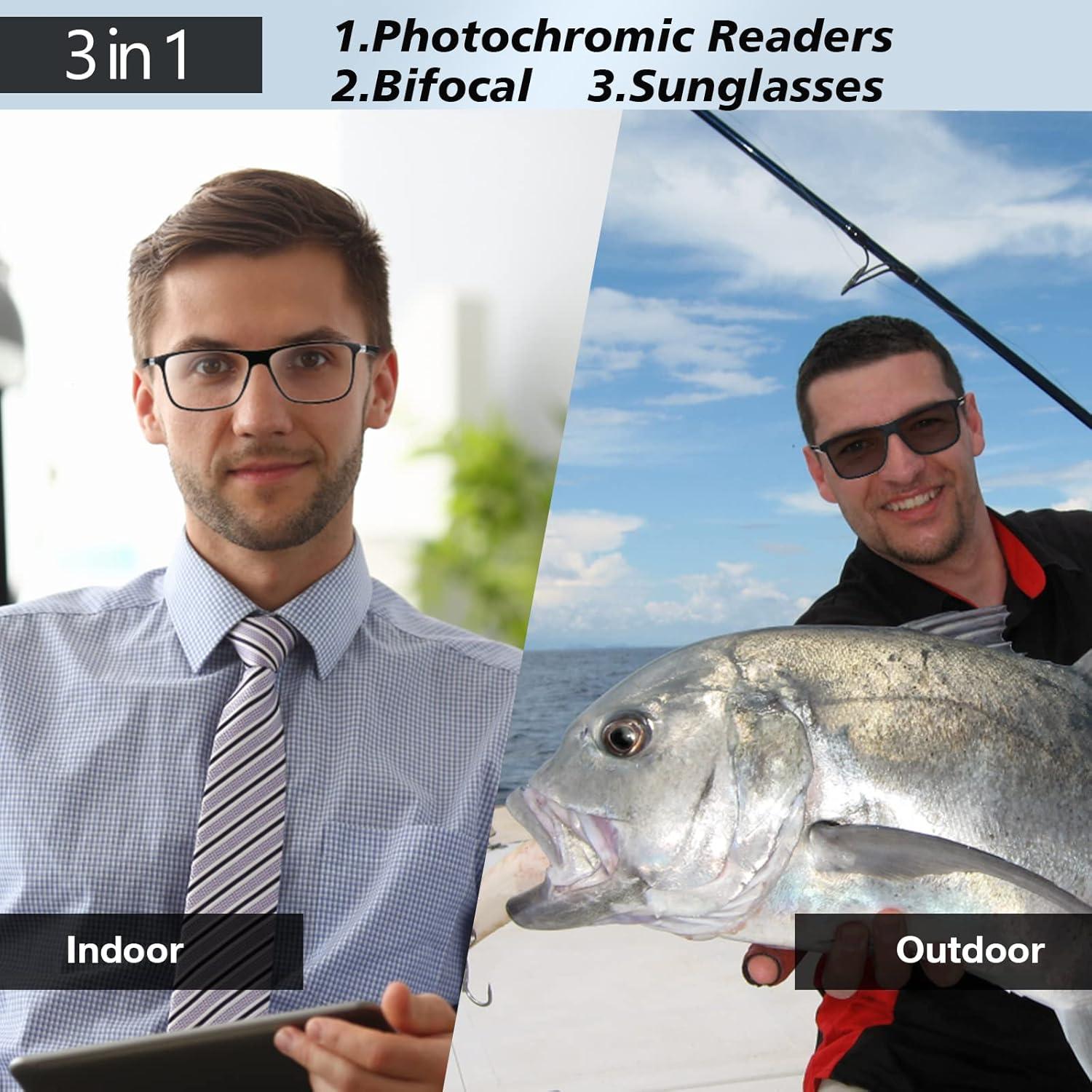 Gafas de lectura bifocal Missfive 2.0x con protección UV
