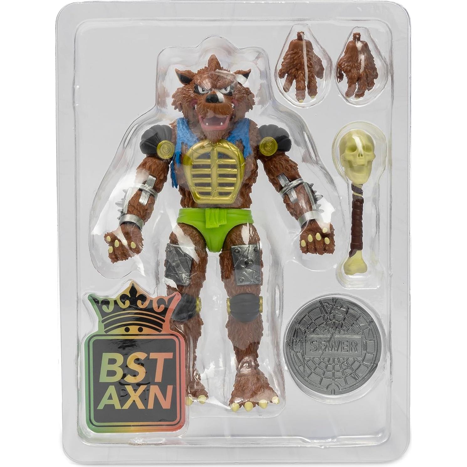 Figura de acción Rahzar TMNT 15 cm con accesorios