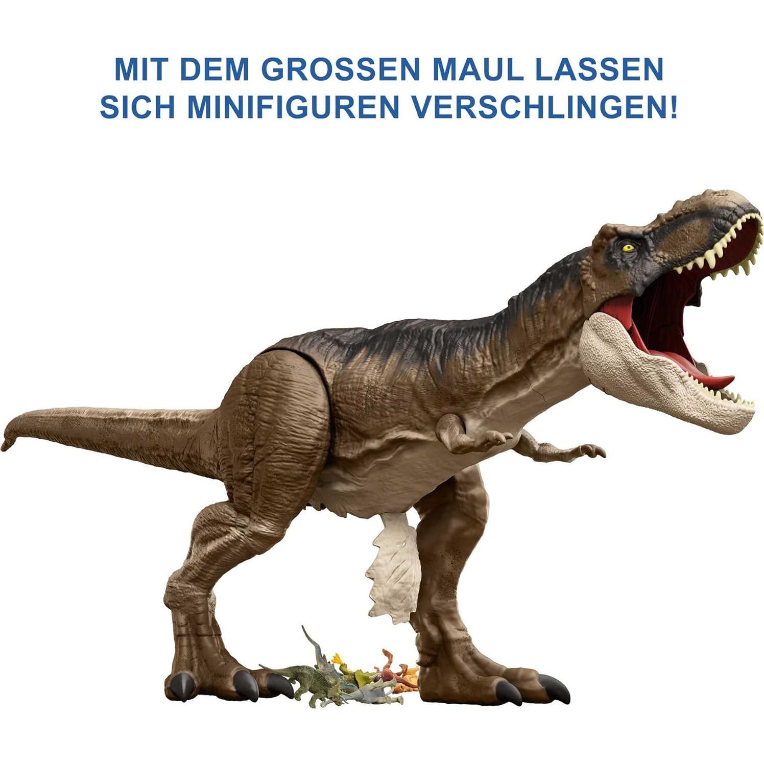 Figura de acción T. Rex Super Colosal Mattel 105 cm con función
