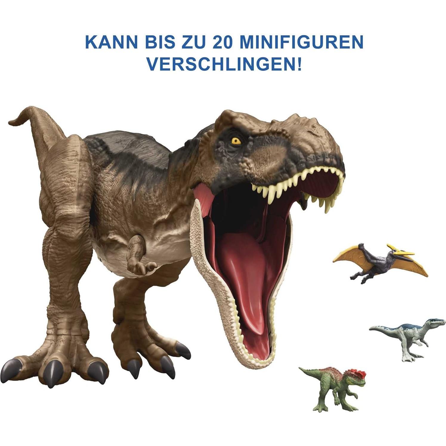 Figura de acción T. Rex Super Colosal Mattel 105 cm con función
